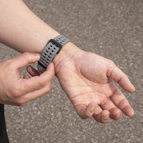 Silicone Ocean Strap, grey, lifestyle photo