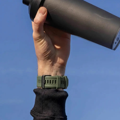 Garmin Fenix 8 - 47mm Sport Buckle Strap (Olive Green/Black)
