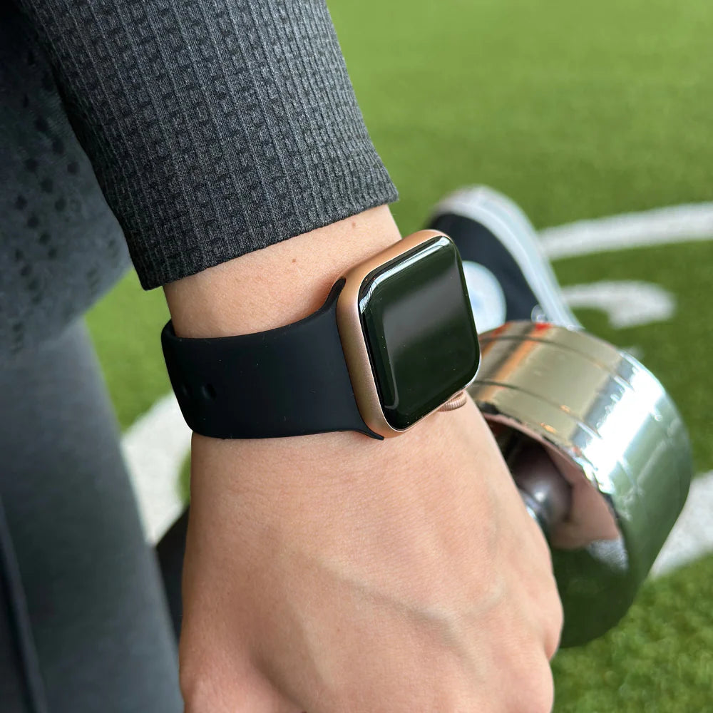 Apple Watch Silicone Strap (Black)