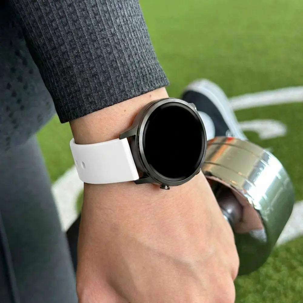 Bandz Garmin Vivomove Sport Sport Strap 'Deluxe' (White)