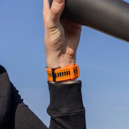 Garmin Fenix 8 - 51mm Sport Buckle Strap (Orange/Black)