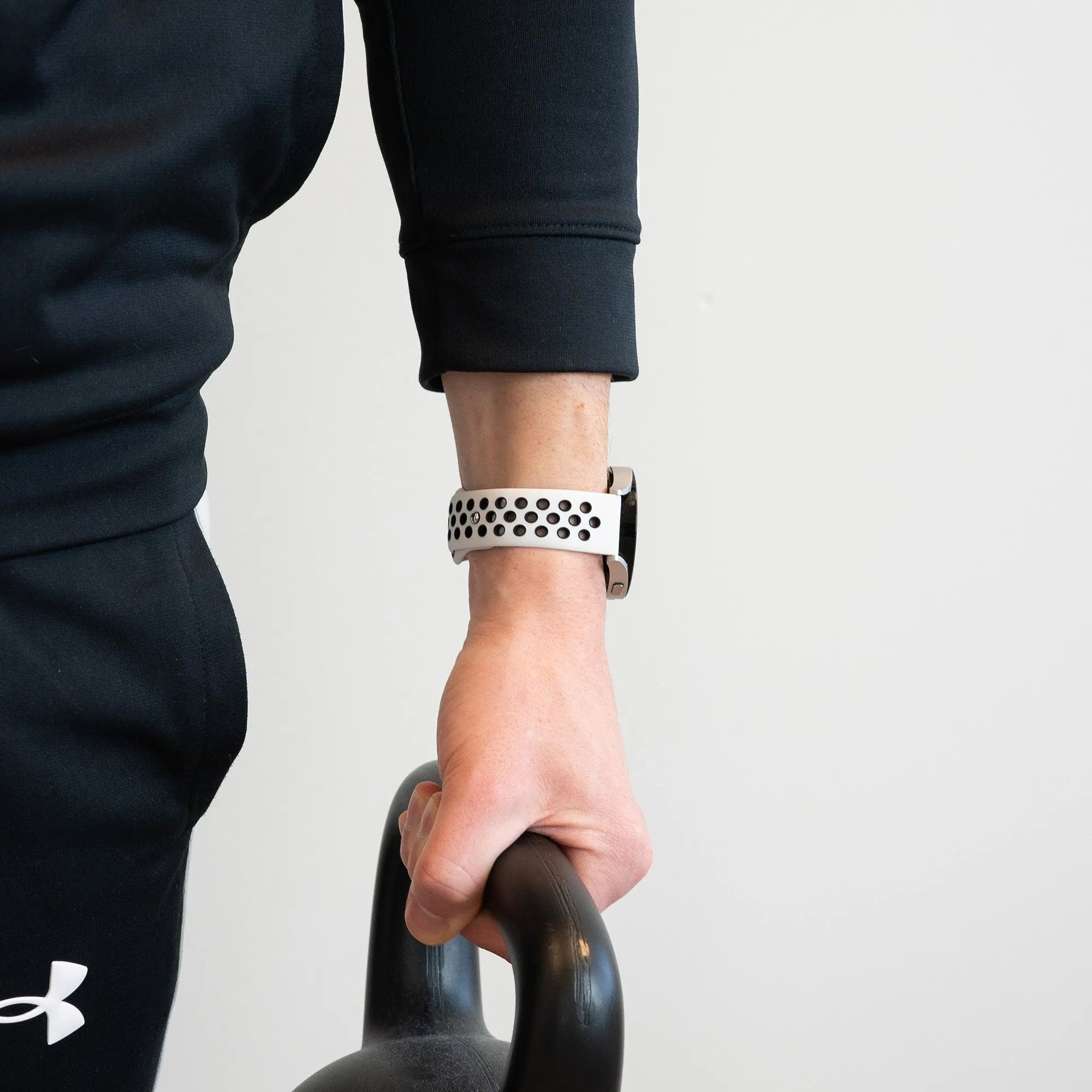 Bandz Coros Pace 2 Sport Strap 'Deluxe' (White/Black)