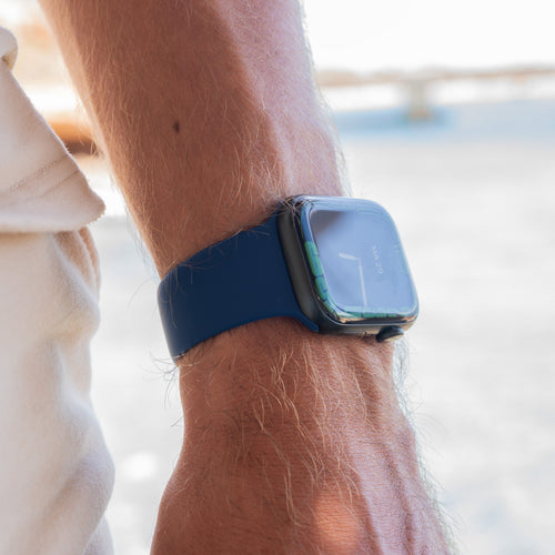 Apple Watch Silicone Strap (Blue)