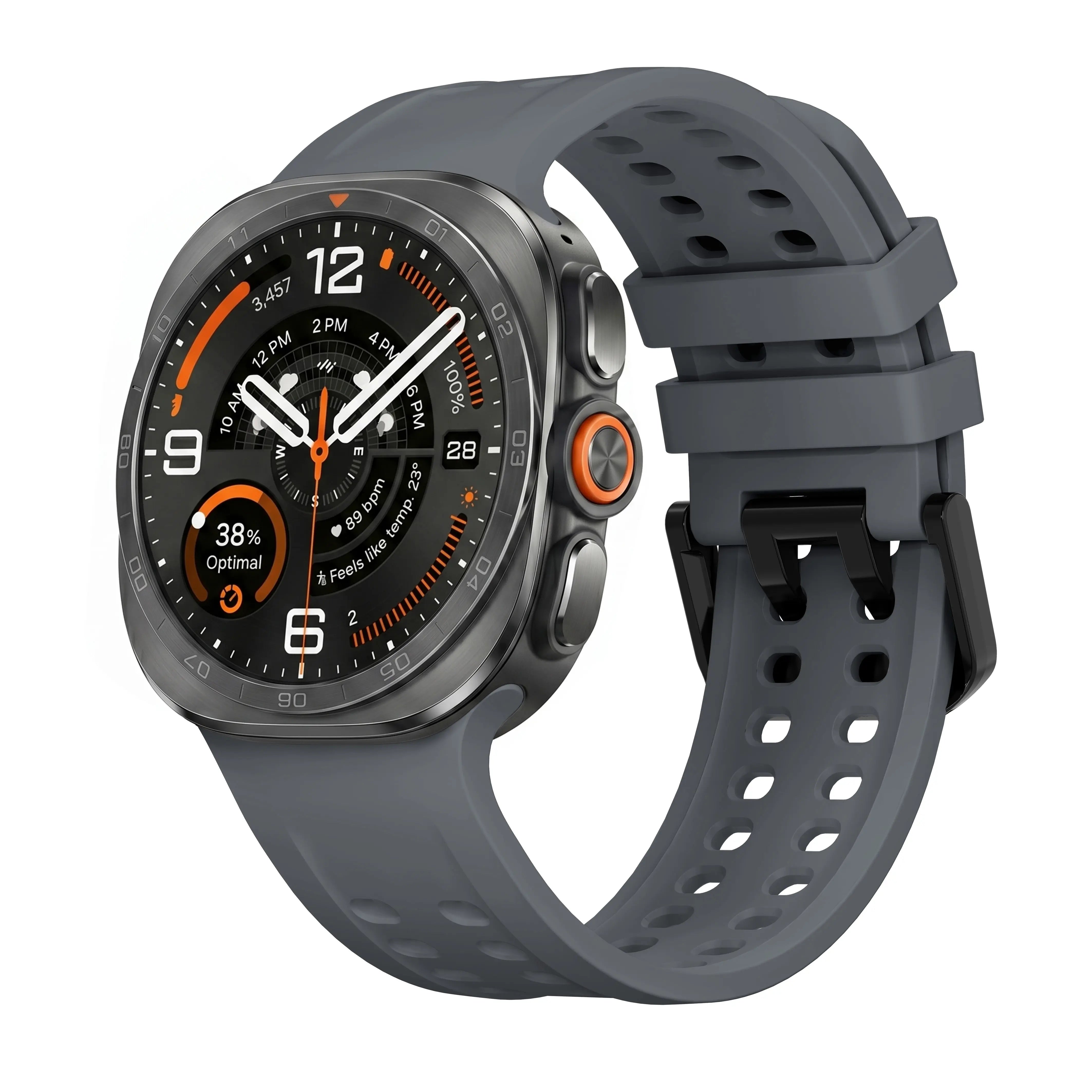 Samsung Galaxy Watch Ultra Silicone Strap (Dark Grey)