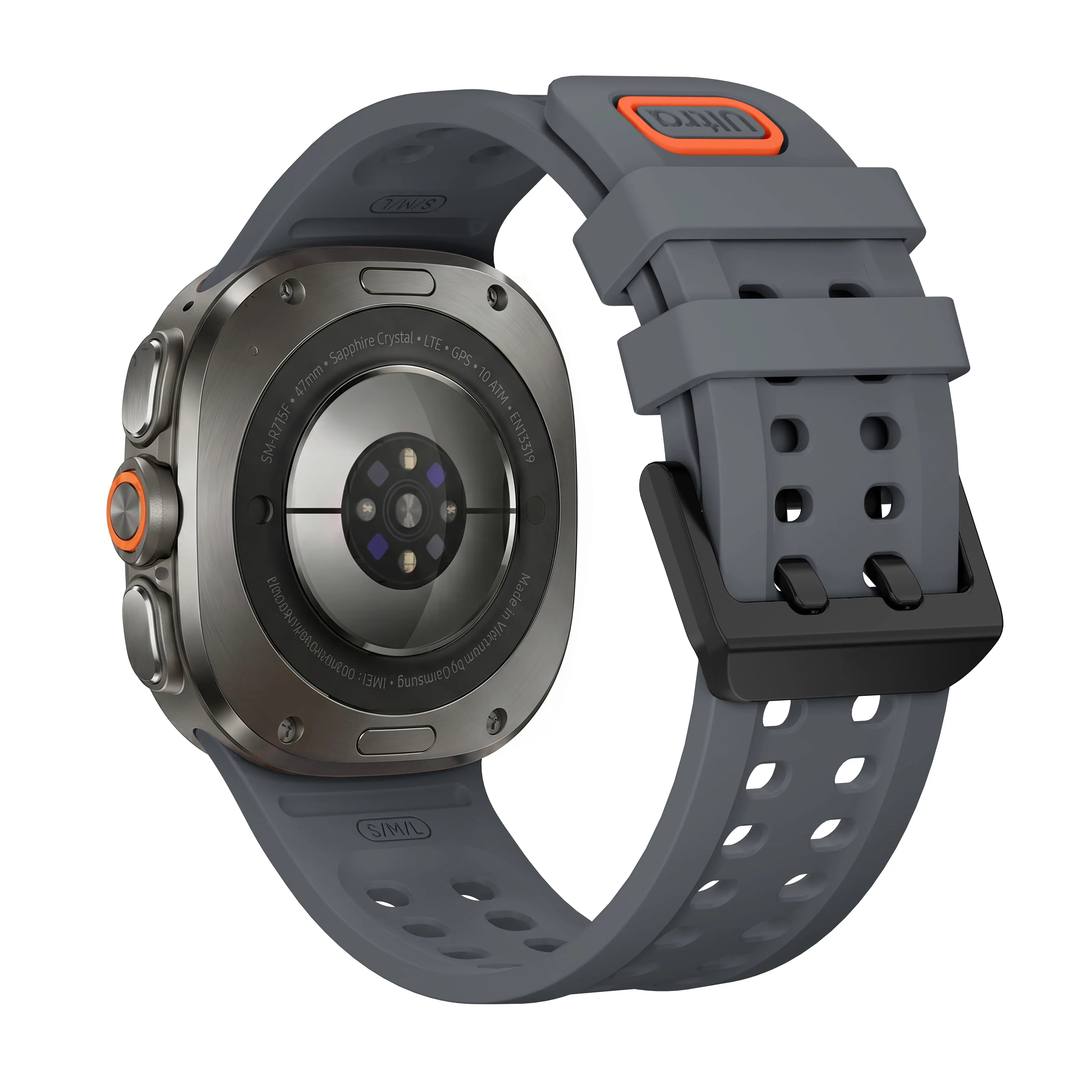 Samsung Galaxy Watch Ultra Silicone Strap (Dark Grey)