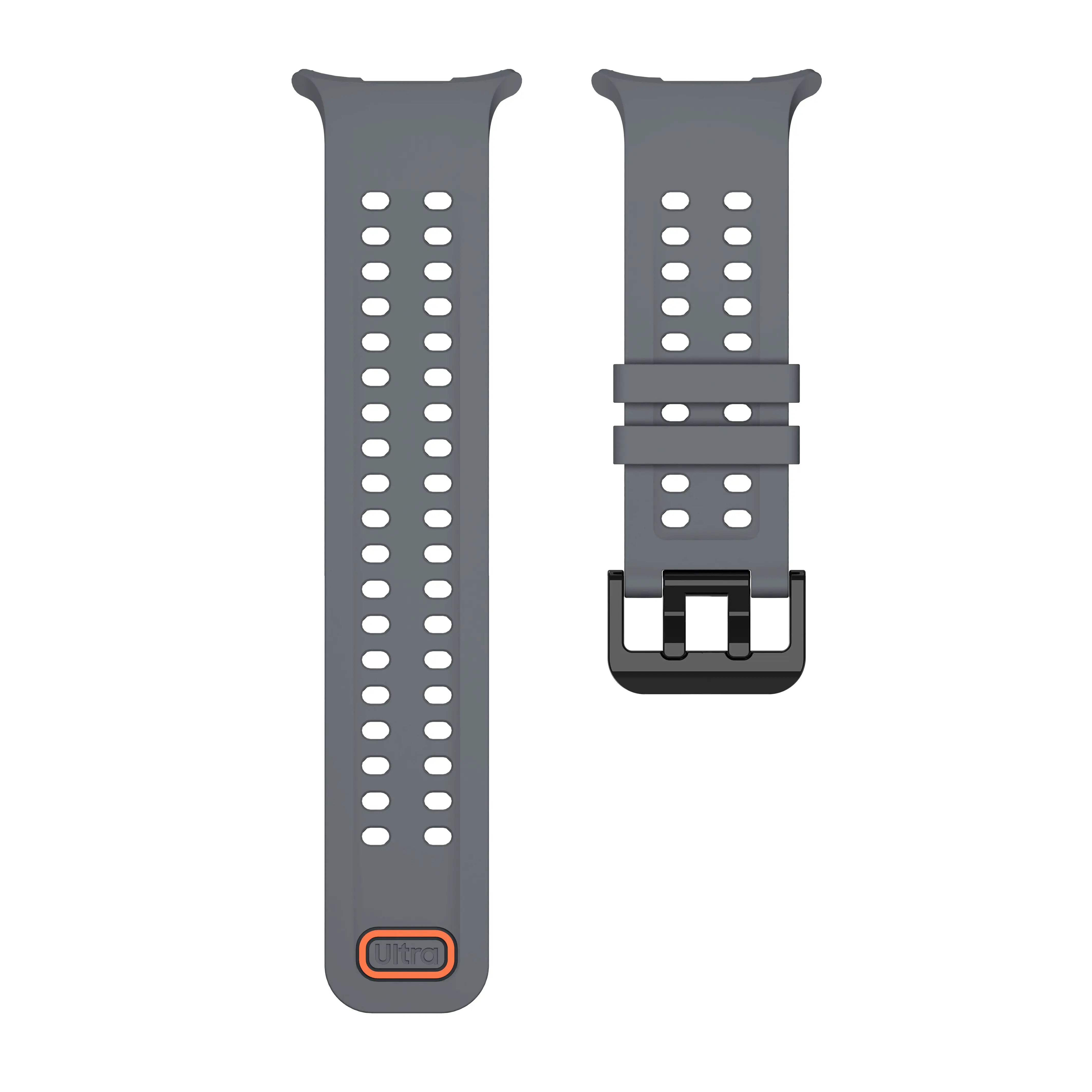 Samsung Galaxy Watch Ultra 2 Silicone Strap (Dark Grey)