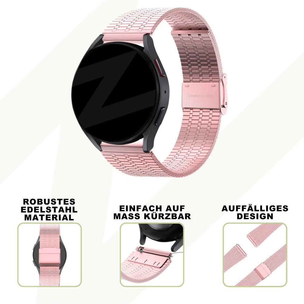 Bandz Coros Pace 2 Adjustable Steel Strap (Pink)
