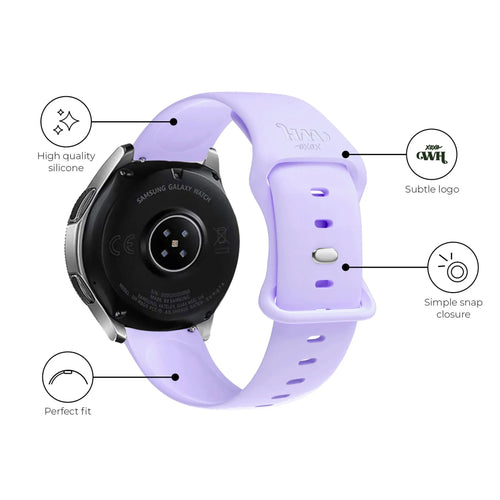 xoxo Wildhearts Fossil Gen 5 Silicone Strap (Lilac)