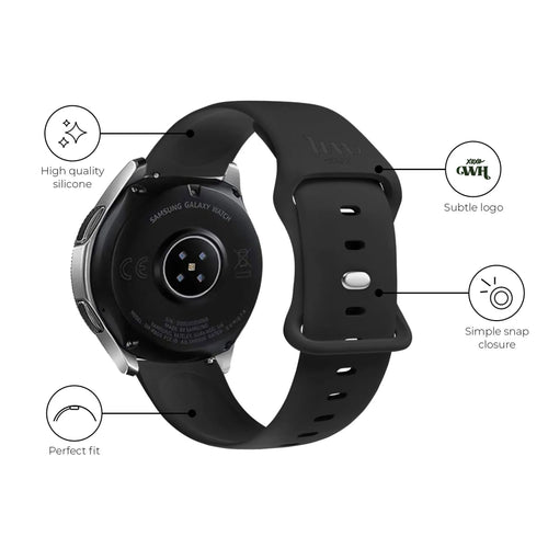xoxo Wildhearts Amazfit GTR 2 Silicone Strap (Black)