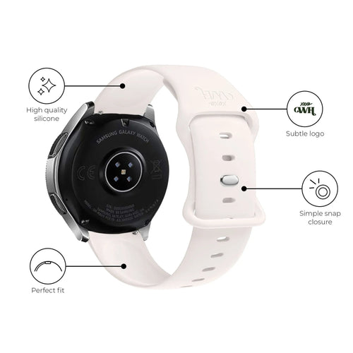 xoxo Wildhearts OnePlus Watch Silicone Strap (Beige)