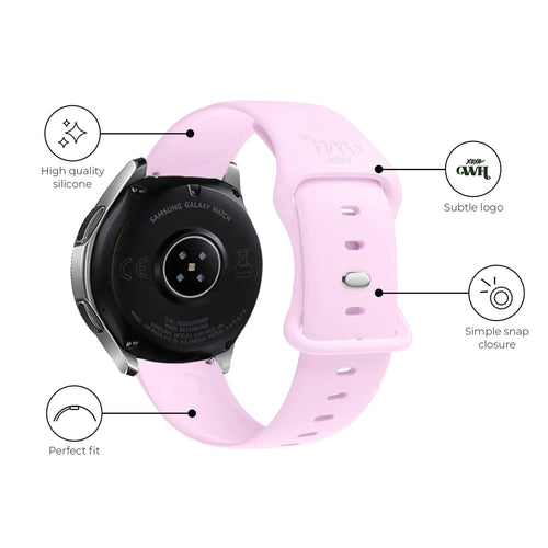 xoxo Wildhearts Fossil Gen 5 Silicone Strap (Pink)