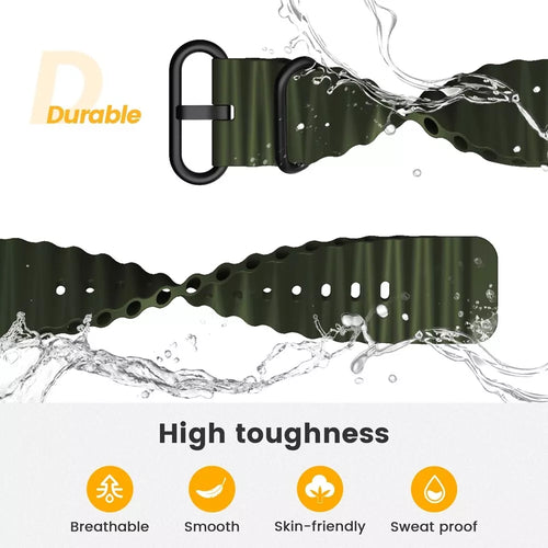 Garmin Quatix 8 - 51mm Ocean Strap (Army Green)
