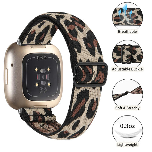 Nylon Elastic Strap, leopard, promotional banner