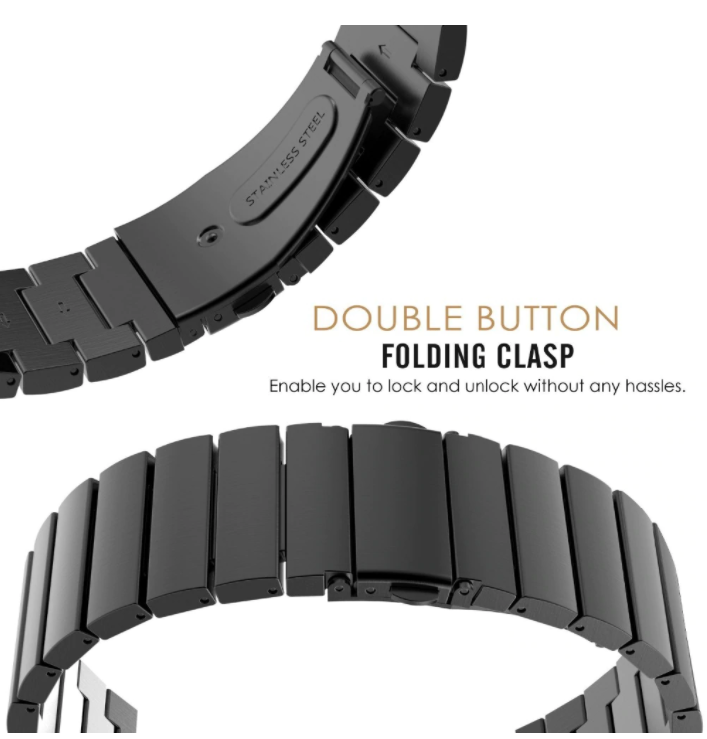 OnePlus Watch 3 - 46mm Metal Strap (Black)
