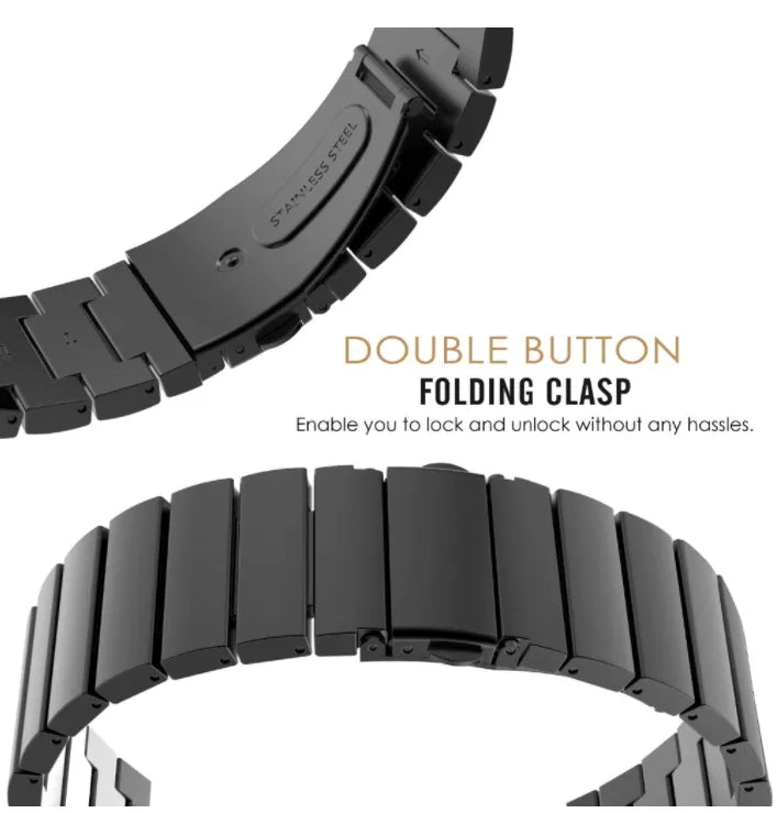 Amazfit Bip 5 Metal Strap (Black)