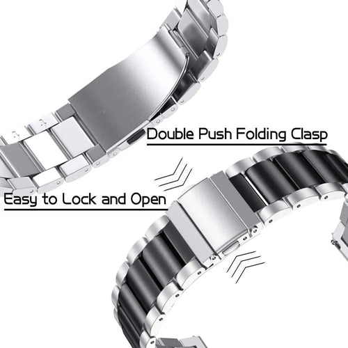 OnePlus Watch 3 - 43mm Steel Strap (Silver/Black)