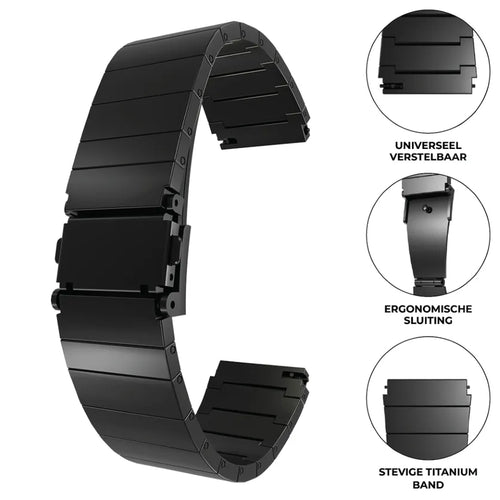 Suunto Run Luxury Titanium Strap (Black)