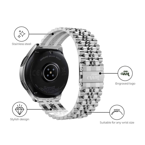 xoxo Wildhearts Fossil Gen 5 Steel Strap (Silver)