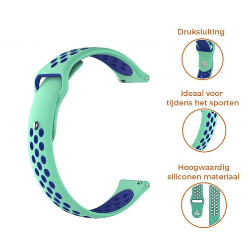 Suunto 9 Peak Pro Sport Strap (Aqua/Blue)
