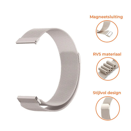 Amazfit Bip 3 (Pro) Milanese Strap (Starlight)