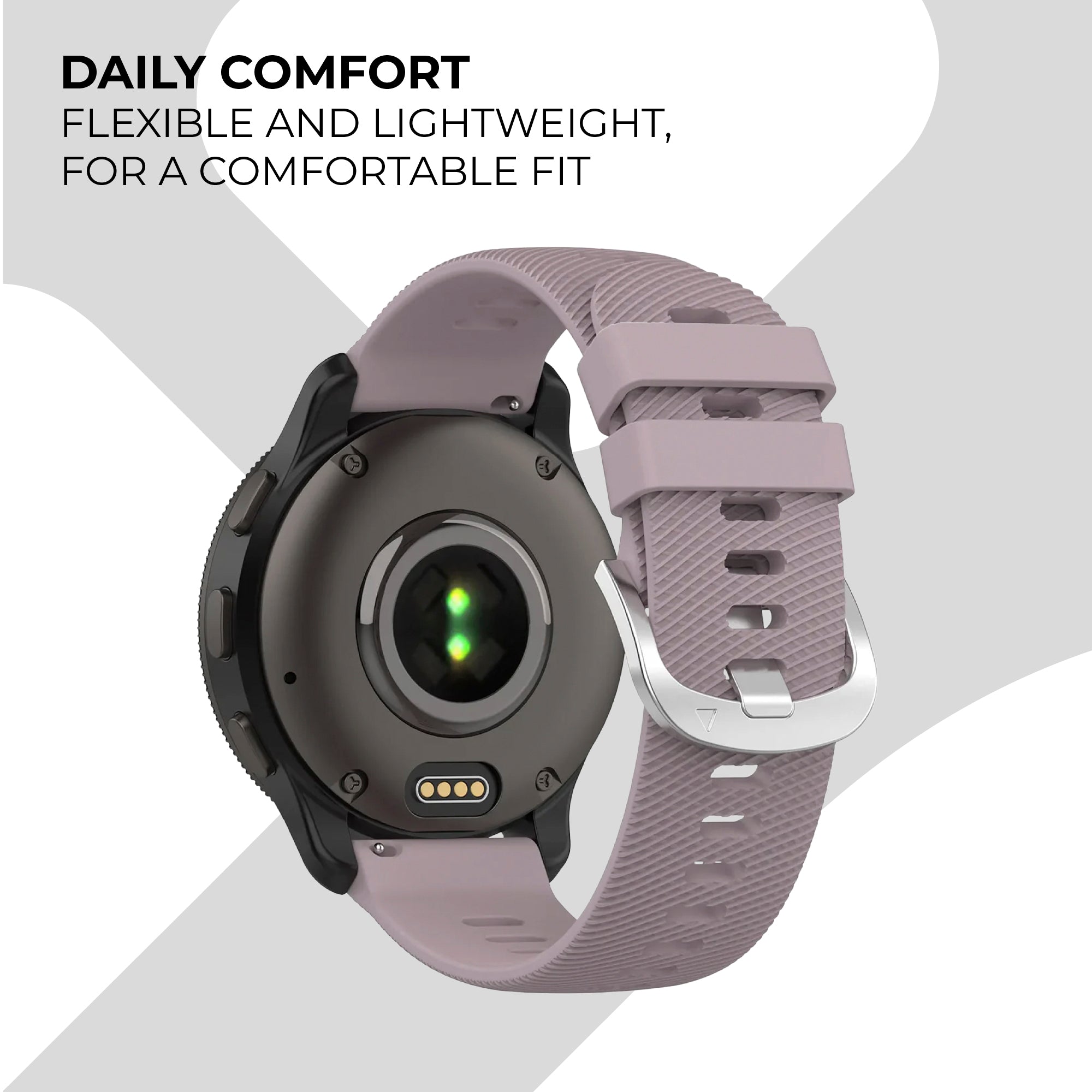 Garmin Forerunner 255 Silicone Strap (Violet)