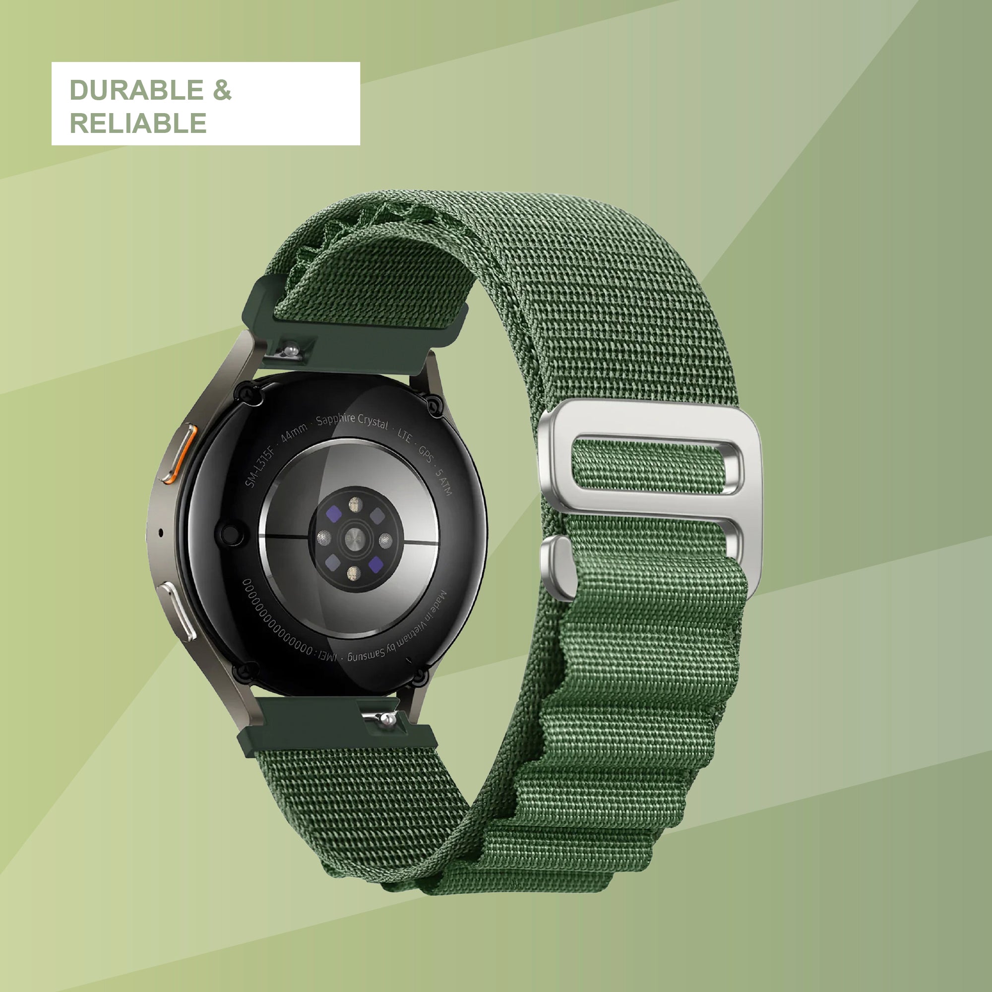 Coros Pace 3 Alpine Nylon Strap (Green)