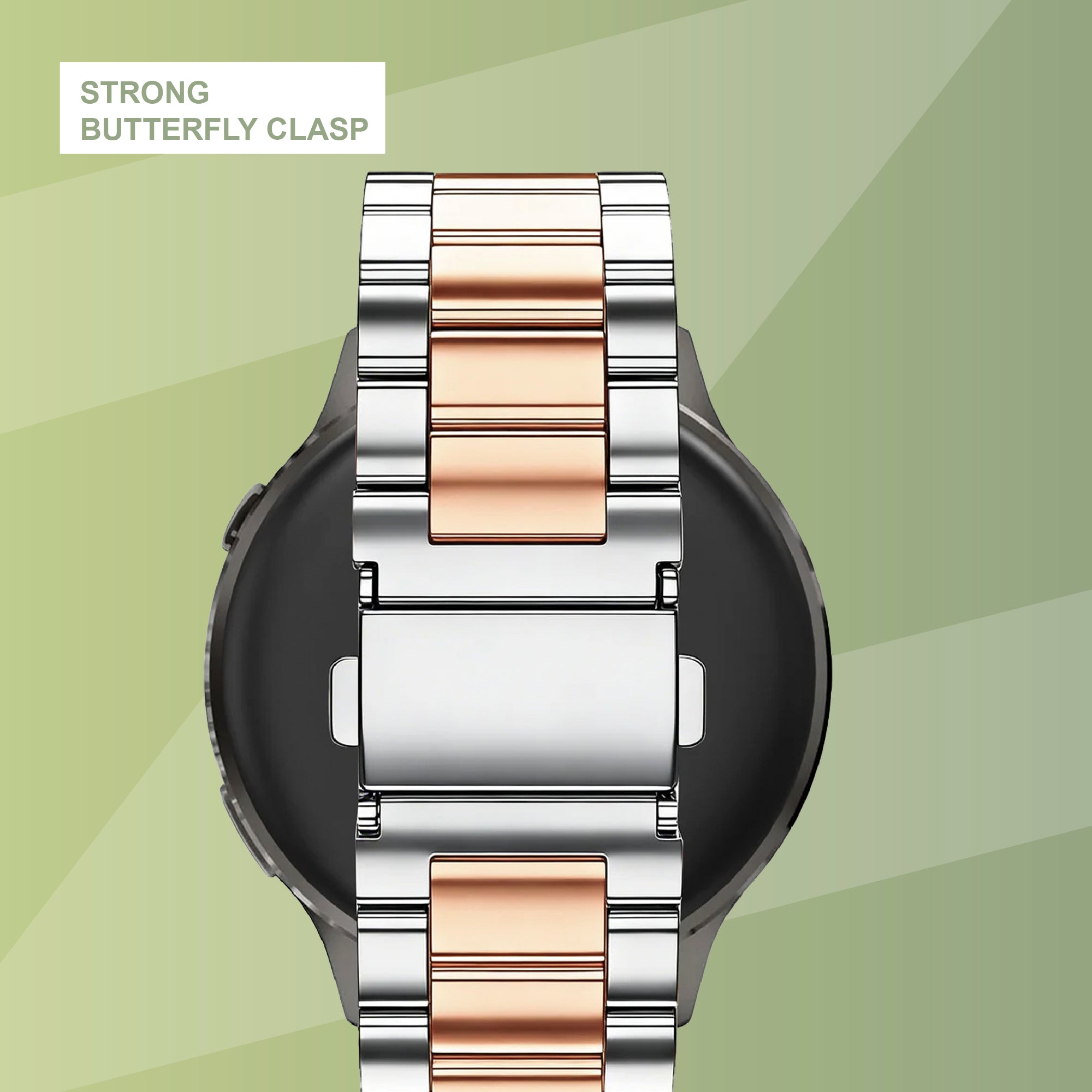 Garmin Approach S44 Steel Strap 'Classic' (Silver/Rose Gold)