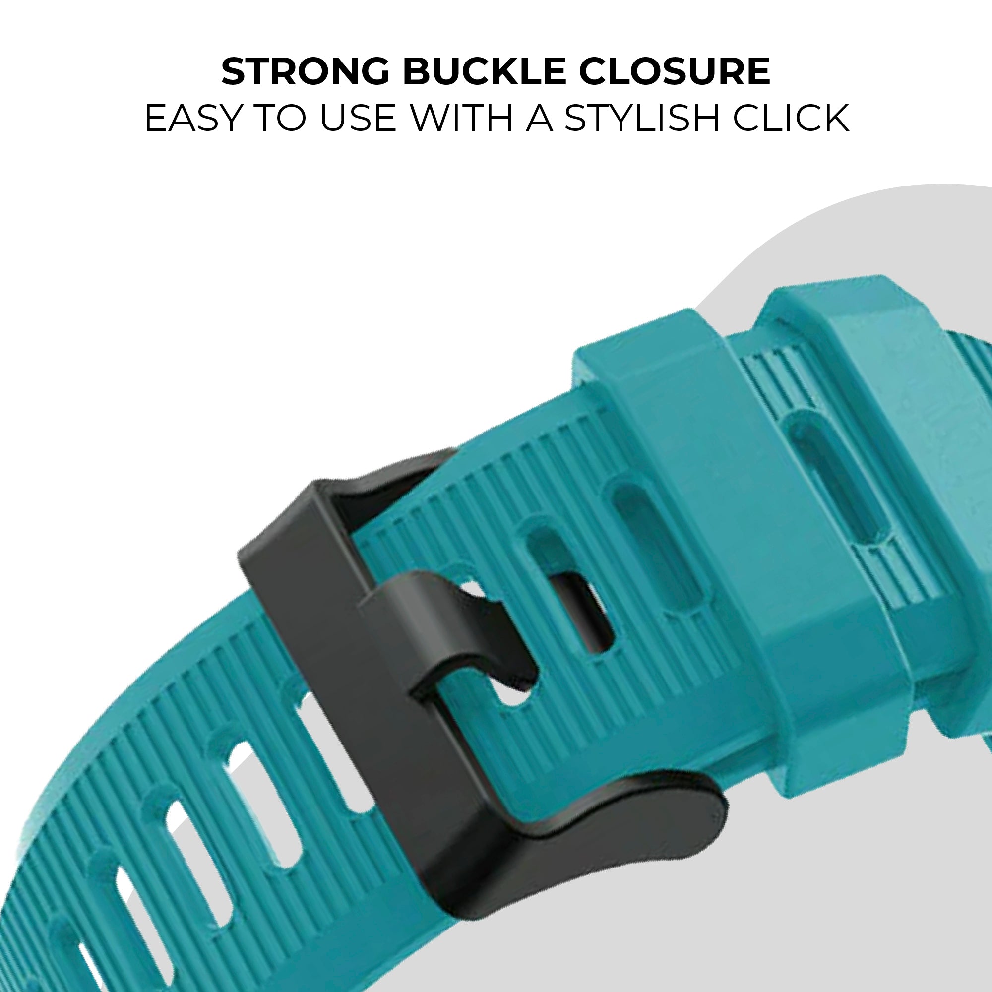 Cinturino Silicone Sgancio Rapido Per Garmin Fenix 6X/5X, Colore Menta