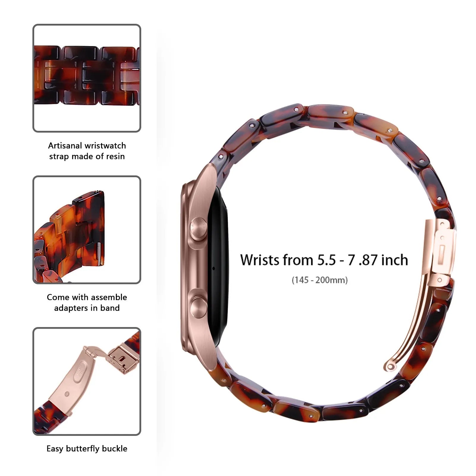 Amazfit Bip U (Pro) Resin Strap (lava)