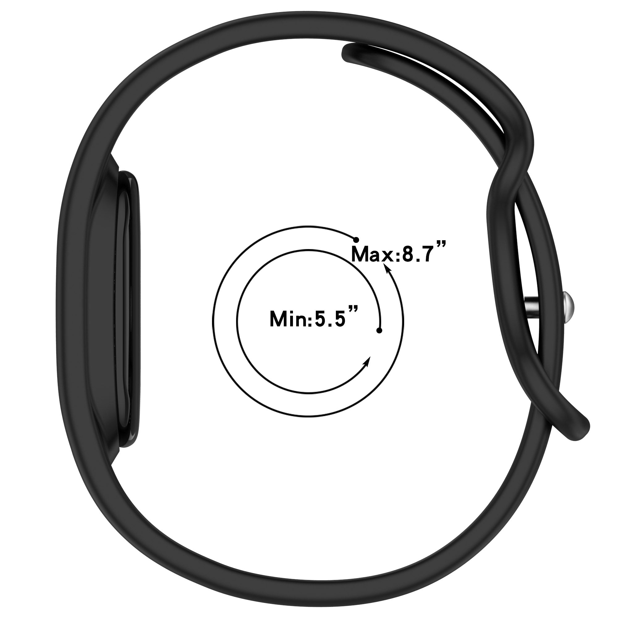 Fitbit Air Classic Silicone Strap (Black)