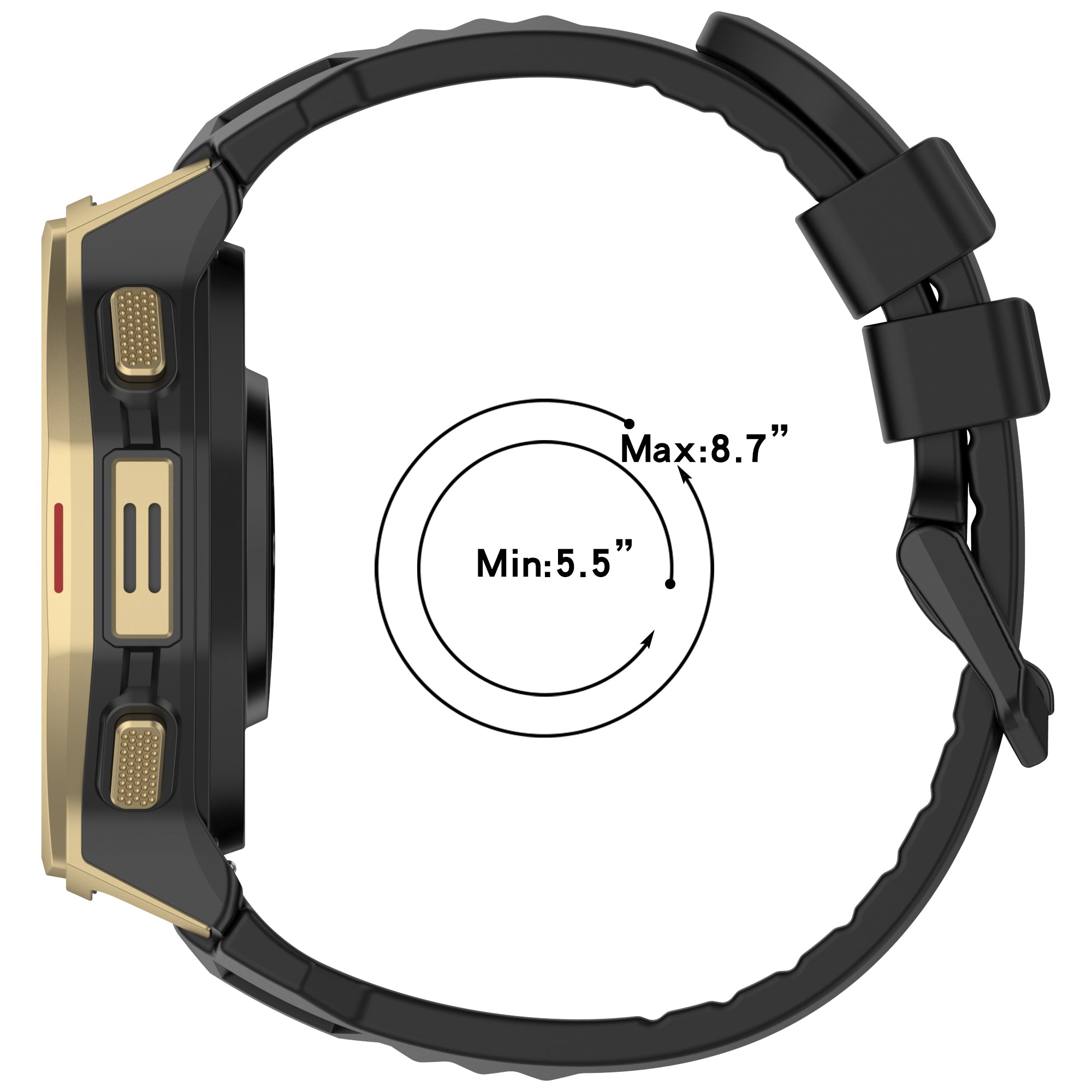 Amazfit T-Rex 3 Pro - 44mm Silicone Strap (Orange)