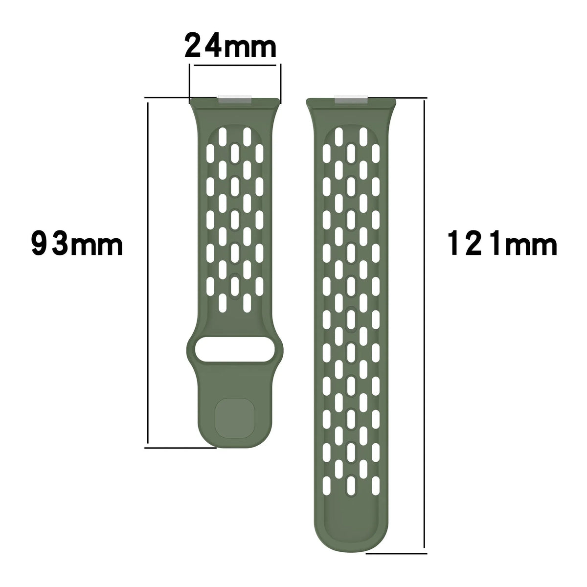 Xiaomi Smart Band 8 Pro Silicone Air Strap (Army Green)