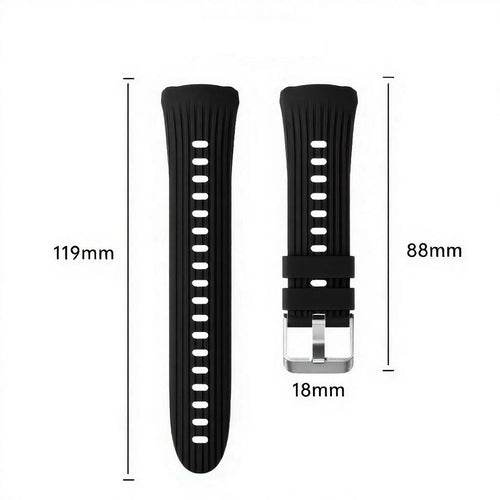 Huawei Watch 5 - 42mm Silicone Strap 'Perfect Fit' (Black)