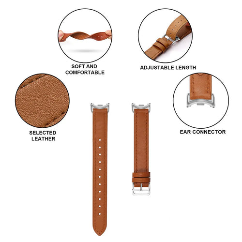 Xiaomi Smart Band 9 Leather Strap (Brown)