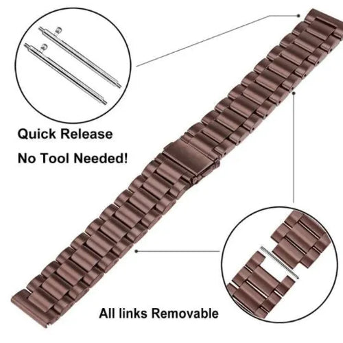 Coros Pace 3 Steel Strap (Bronze-Brown)