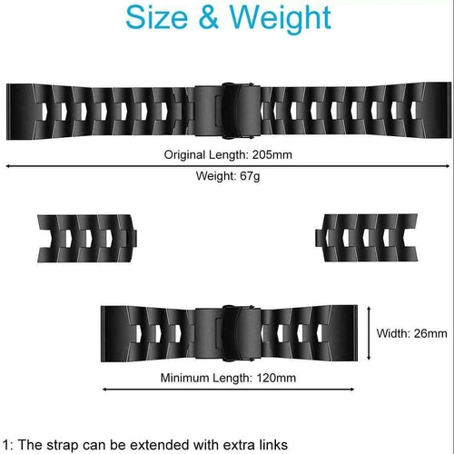 Garmin D2 Bravo Titanium Strap (Black)