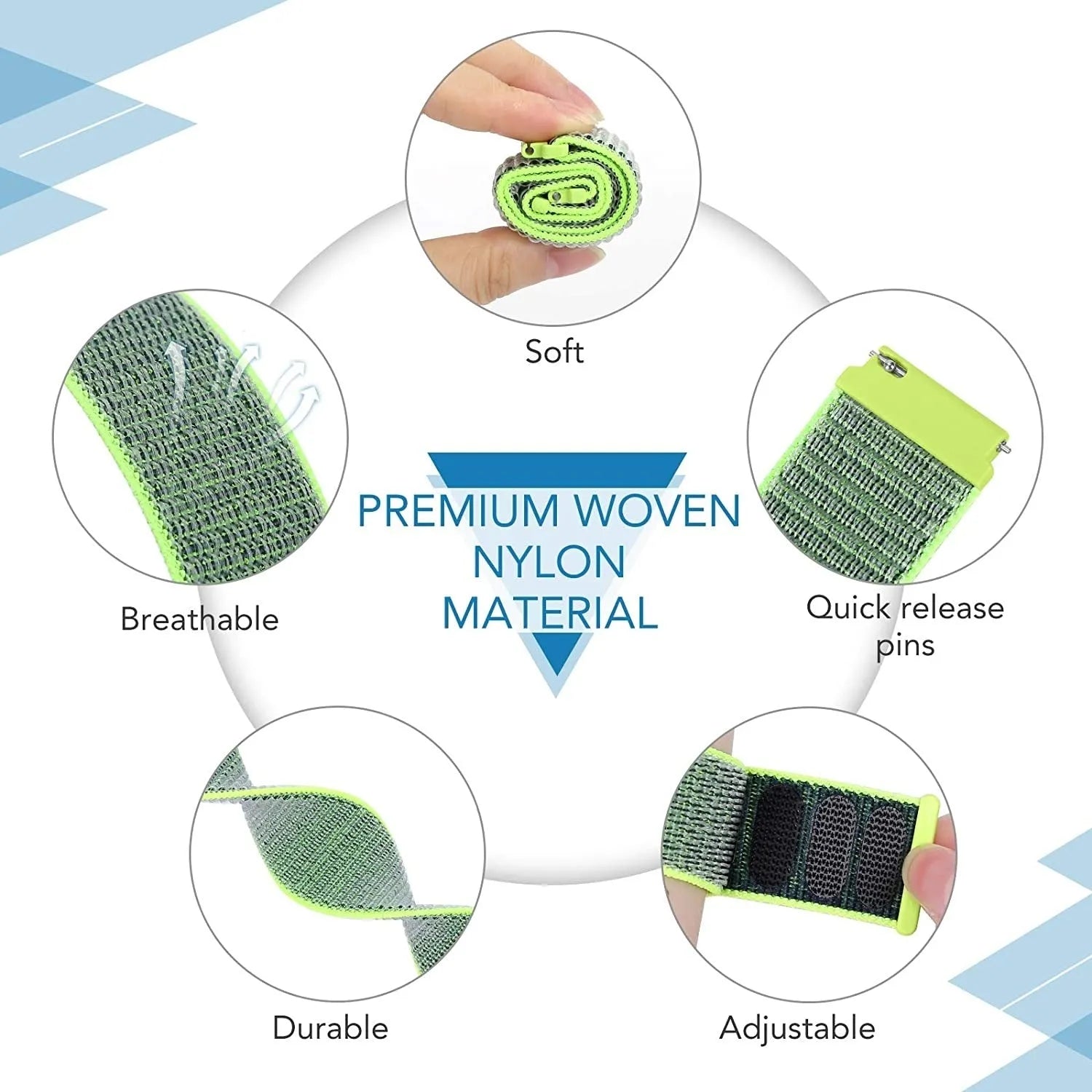 Coros Apex 46mm Nylon Strap (Fluorescent)