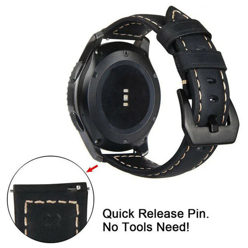 Gard Pro Health Smartwatch 3 - 48mm Leather Strap (Black)