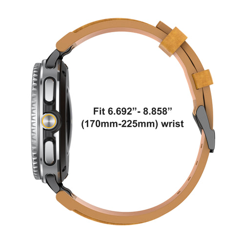 Samsung Galaxy Watch 8 - 40mm Solid Leather Strap (Brown)