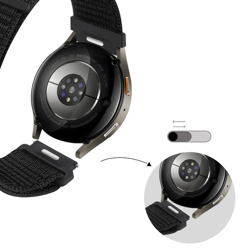 Bandz Polar Grit X Pro Nylon Strap 'Easy Fit' (Black)