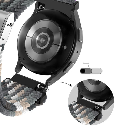 Bandz Huawei Watch GT 3 42mm Woven Nylon Strap (Black Mix)