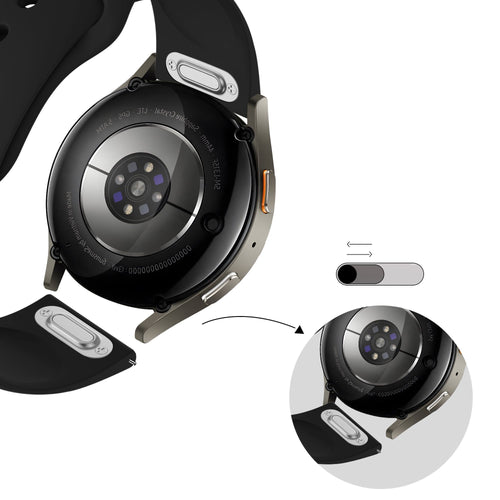 Bandz Huawei Watch GT 5 Pro - 46mm Sport Strap 'Easy Fit' (Black)