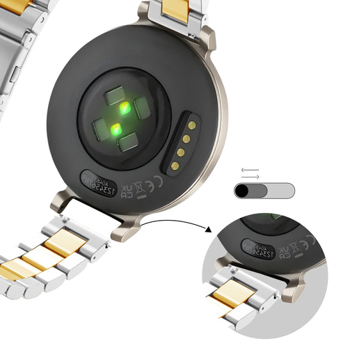 Bandz Zenwatch Lily Steel Strap 'Classic' (Silver/Gold)