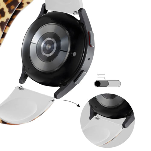 Bandz Actyve Smartwatch 20mm Patterned Strap (Leopard)