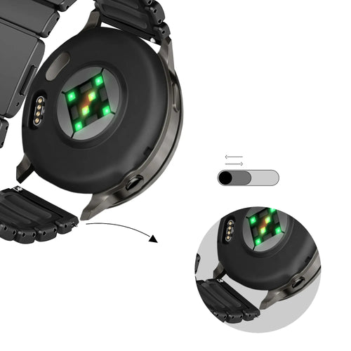 Bandz Xiaomi Watch S5 Titanium Strap 'Hybrid' (Black)