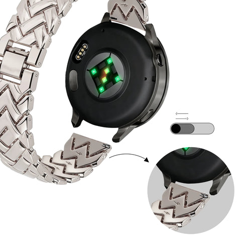 Bandz Huawei Watch GT 4 - 41mm Metal Strap 'V-Type' (Starlight)