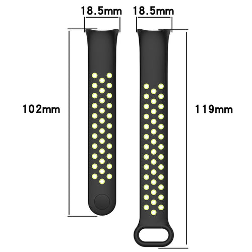 Xiaomi Smart Band 8 Sport Strap (Black/Lime)