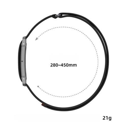 Fitbit Air Biceps Nylon Bracelet (Grey/Orange)