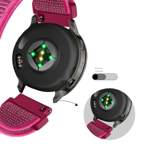 Bandz Garmin Bounce 2 Nylon Loop Strap (Dragonfruit)