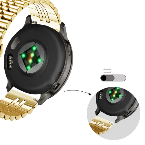 Bandz Garmin Venu 2s Steel Strap 'Jubilee' (Gold)